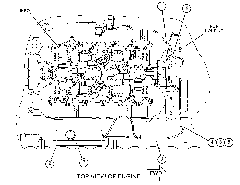 TANK GP-ENGINE OIL 4371751 CAT