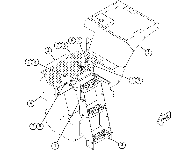 PLATFORM GP-SERVICE 5048207 CAT
