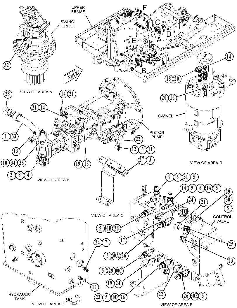 LINES GP-CAB RISER 5034002 CAT