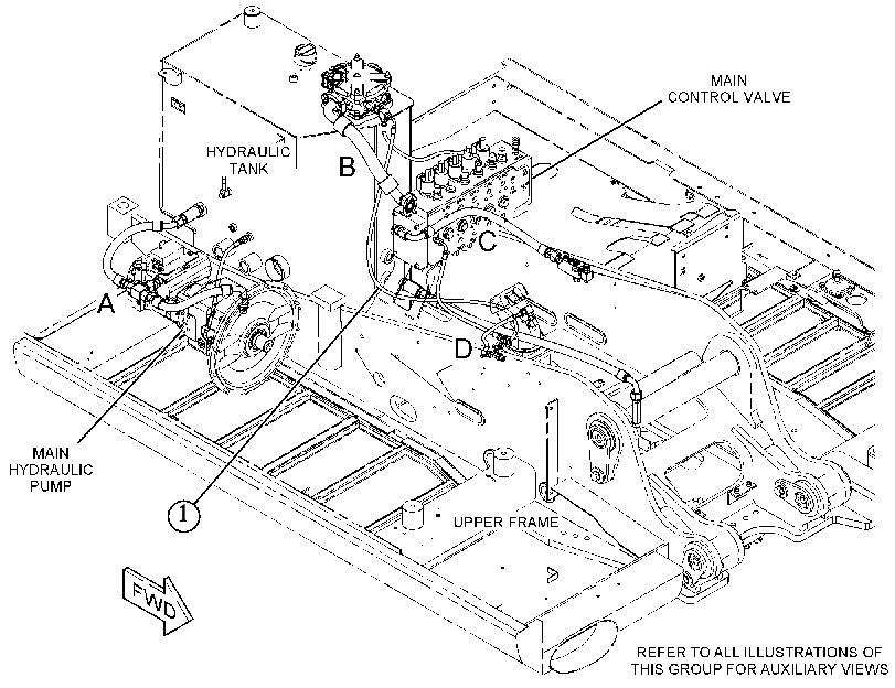 Трубопроводы сливные 4752053 CAT