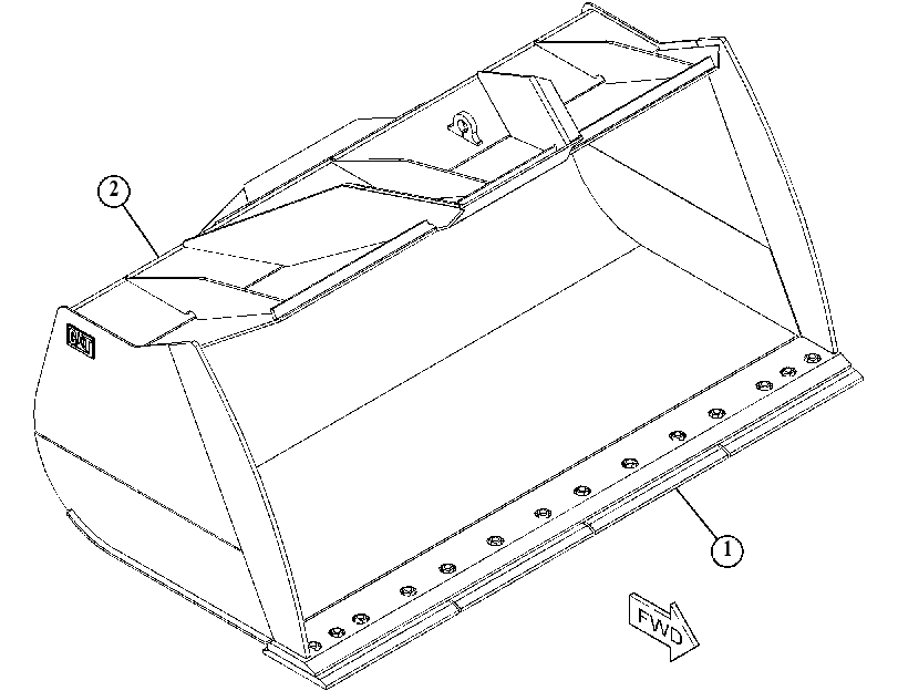 BUCKET AR-MATERIAL HANDLING 4882201 CAT