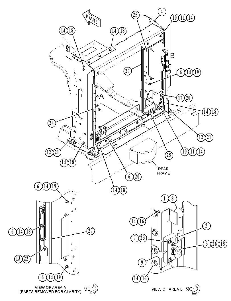 FRAME GP-RADIATOR 4158216 CAT