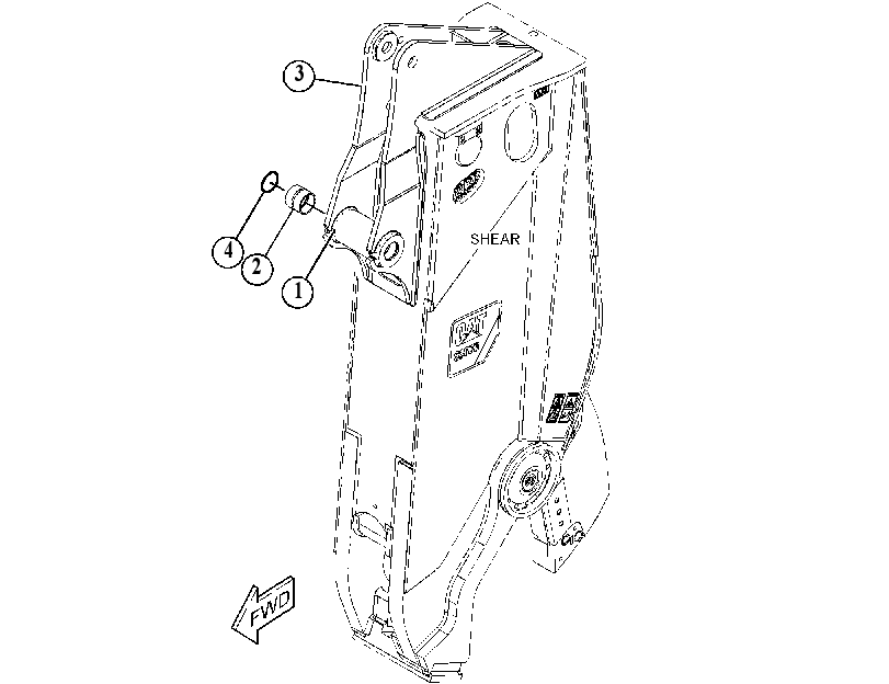 MOUNTING GP-WORK TOOL 4229003 CAT