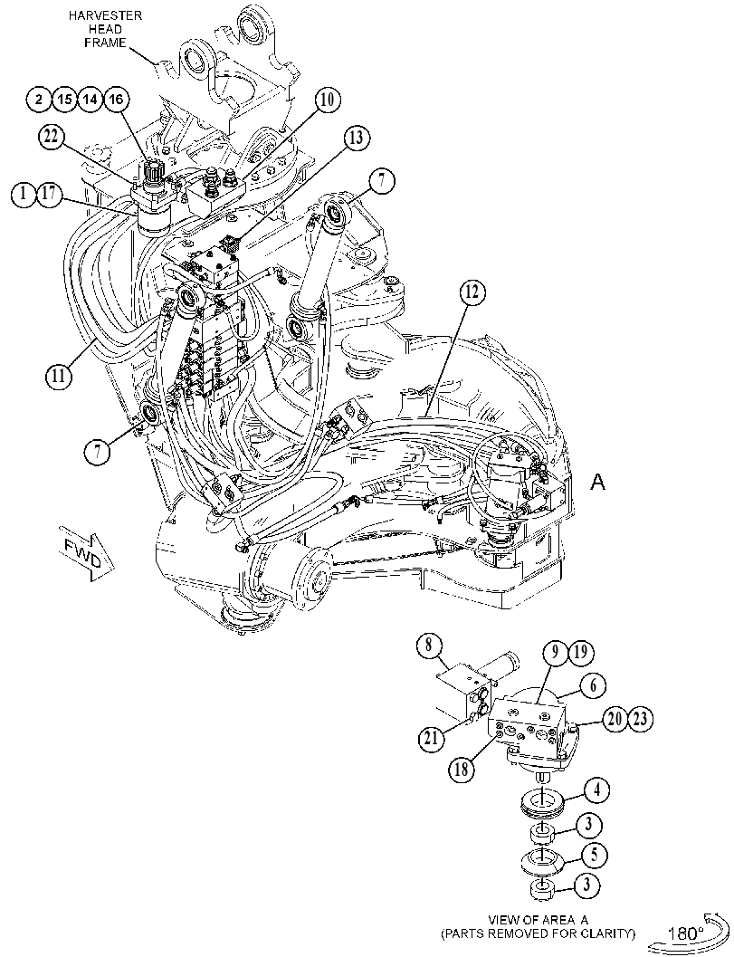 HYDRAULIC AR-HARVESTER HEAD 4404596 CAT