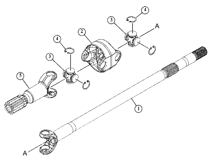 SHAFT GP-AXLE 3208579 CAT