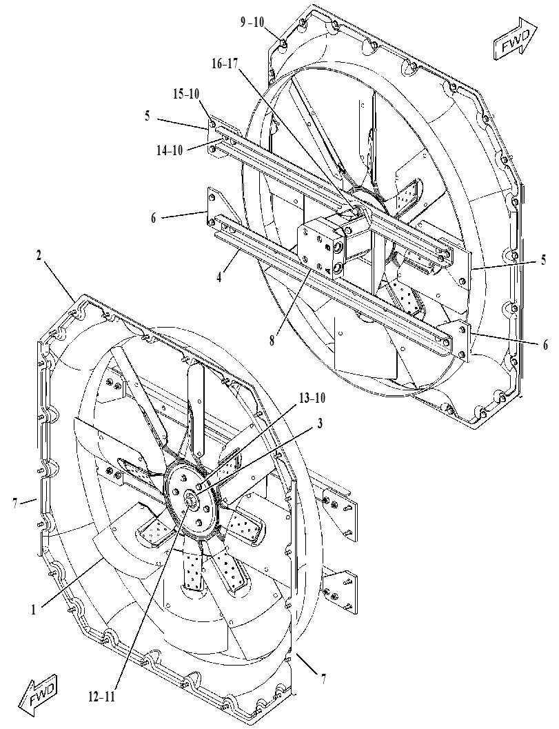 FAN & MOTOR GP 1787998 CAT