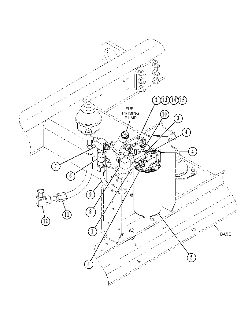 LINES GP-FUEL PRIMING 4645138 CAT