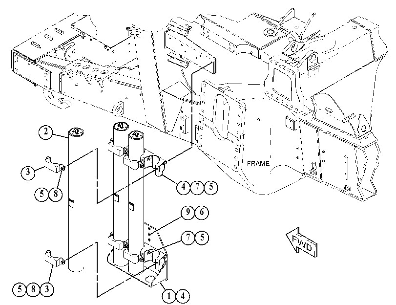 ACCUMULATOR & MTG GP-STEERING 3016859 CAT