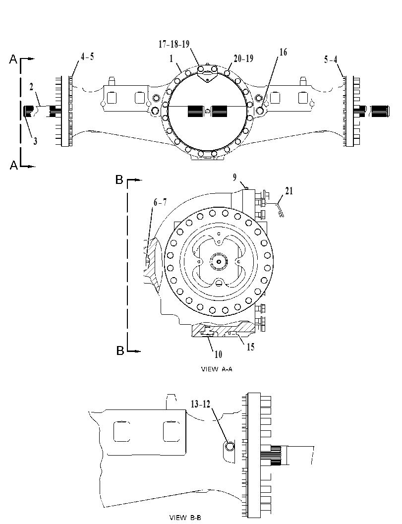AXLE GP-FIXED 4716989 CAT