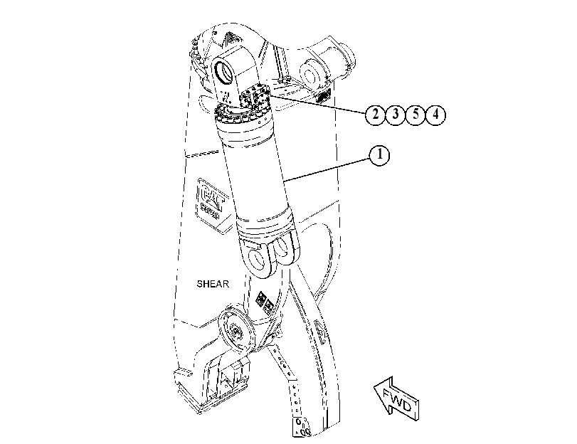 CYLINDER & VALVE GP 4242035 CAT