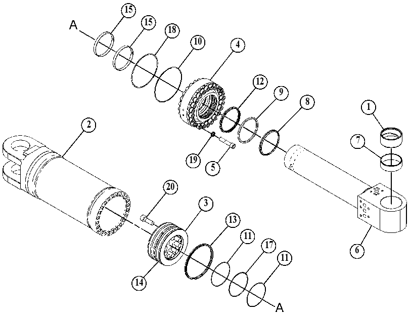 CYLINDER GP-SHEAR 4781061 CAT
