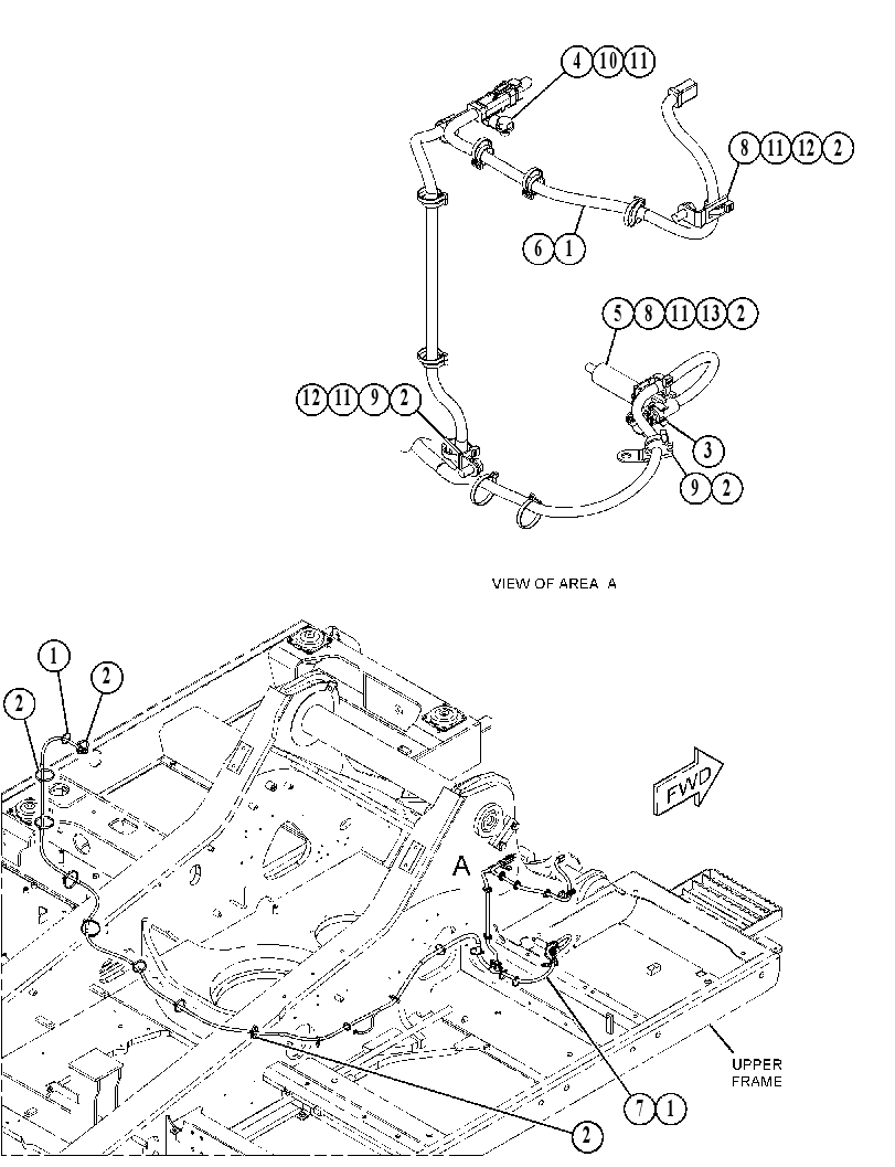 Проводка шасси 5026757 CAT
