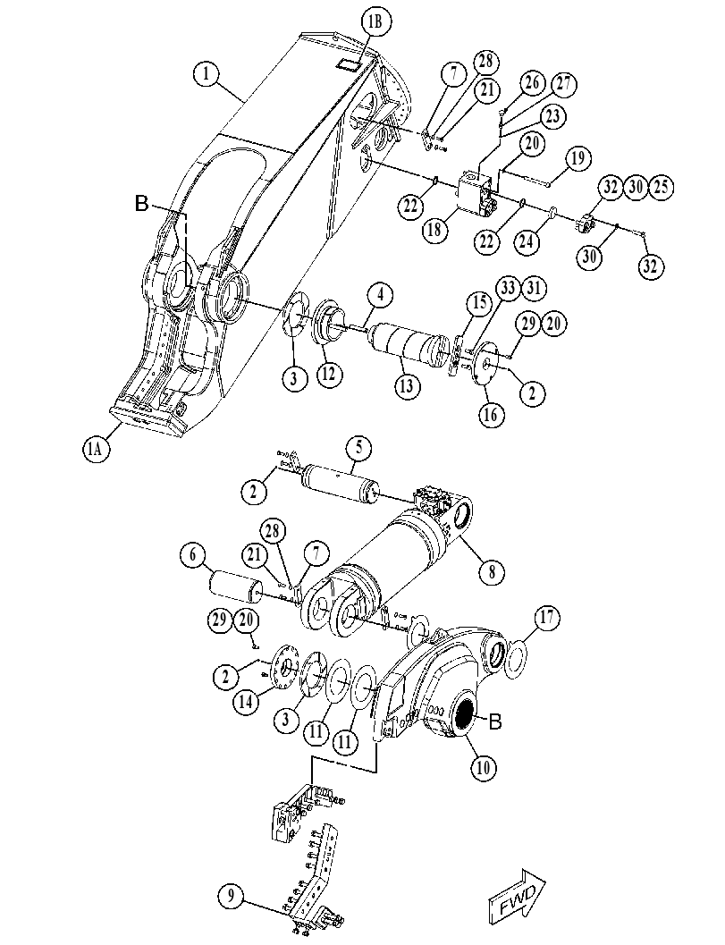 HOUSING GP-SHEAR 4363850 CAT