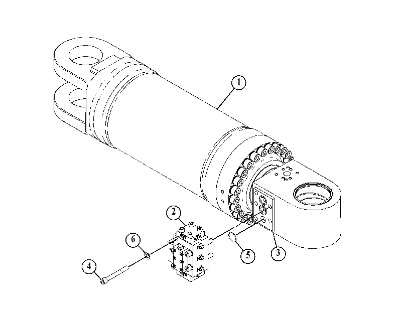 CYLINDER & VALVE GP 4229906 CAT