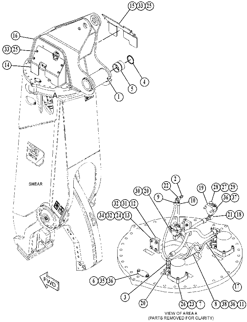 ROTATOR GP-HYDRAULIC 4853840 CAT