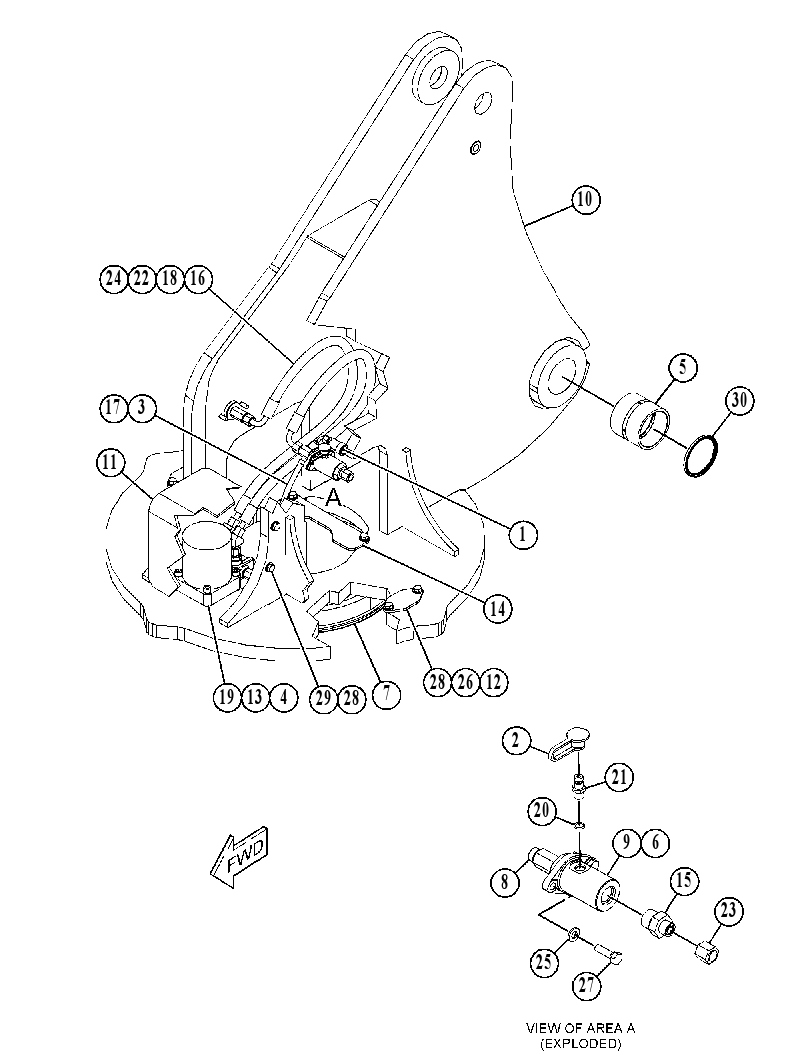 ROTATOR GP-HYDRAULIC 4171732 CAT