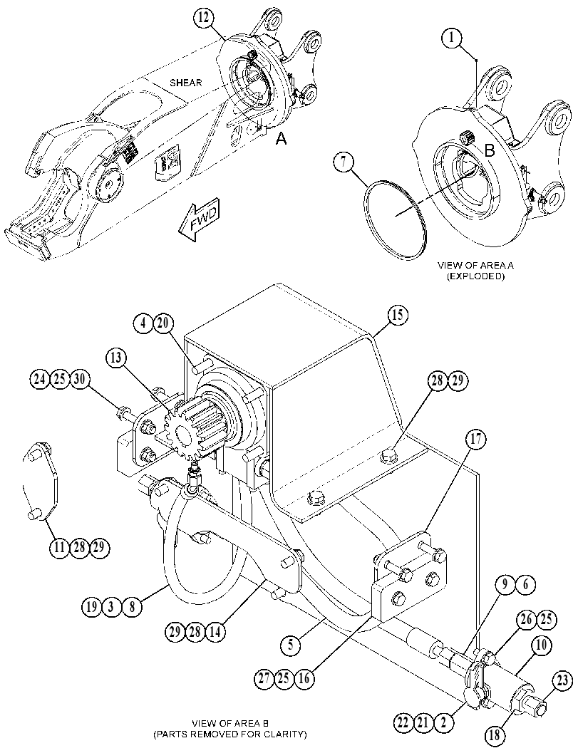 ROTATOR GP-HYDRAULIC 4171738 CAT