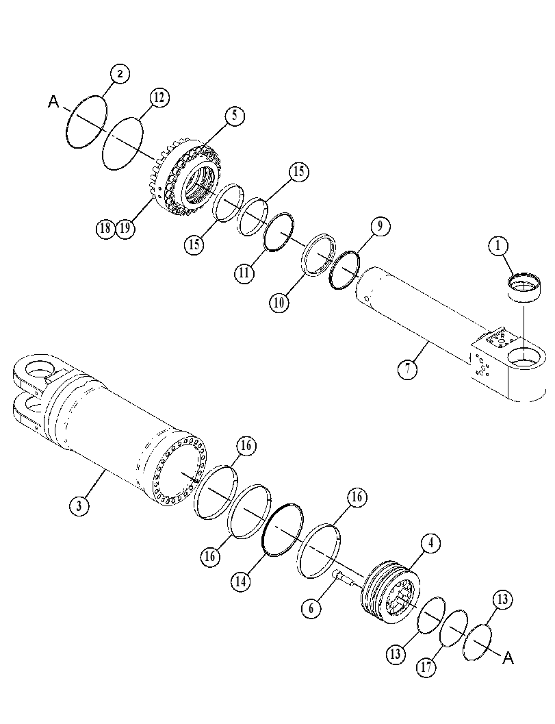 CYLINDER GP-SHEAR 4724788 CAT