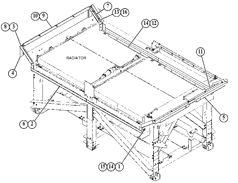 BAFFLE GP 4805561 CAT