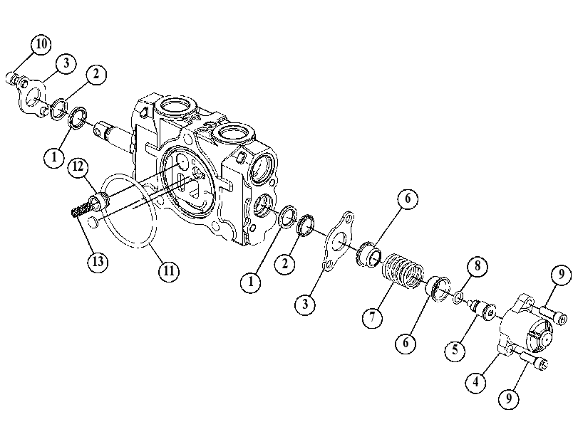 Клапан управляющий 4790654 CAT