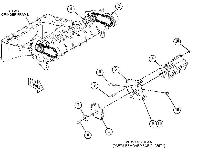 DRIVE GP-SILAGE GRINDER 4837051 CAT
