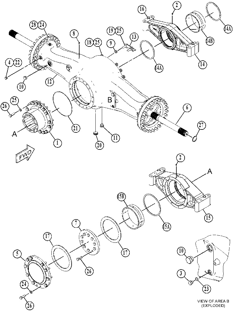 AXLE GP-OSCILLATING 4716990 CAT