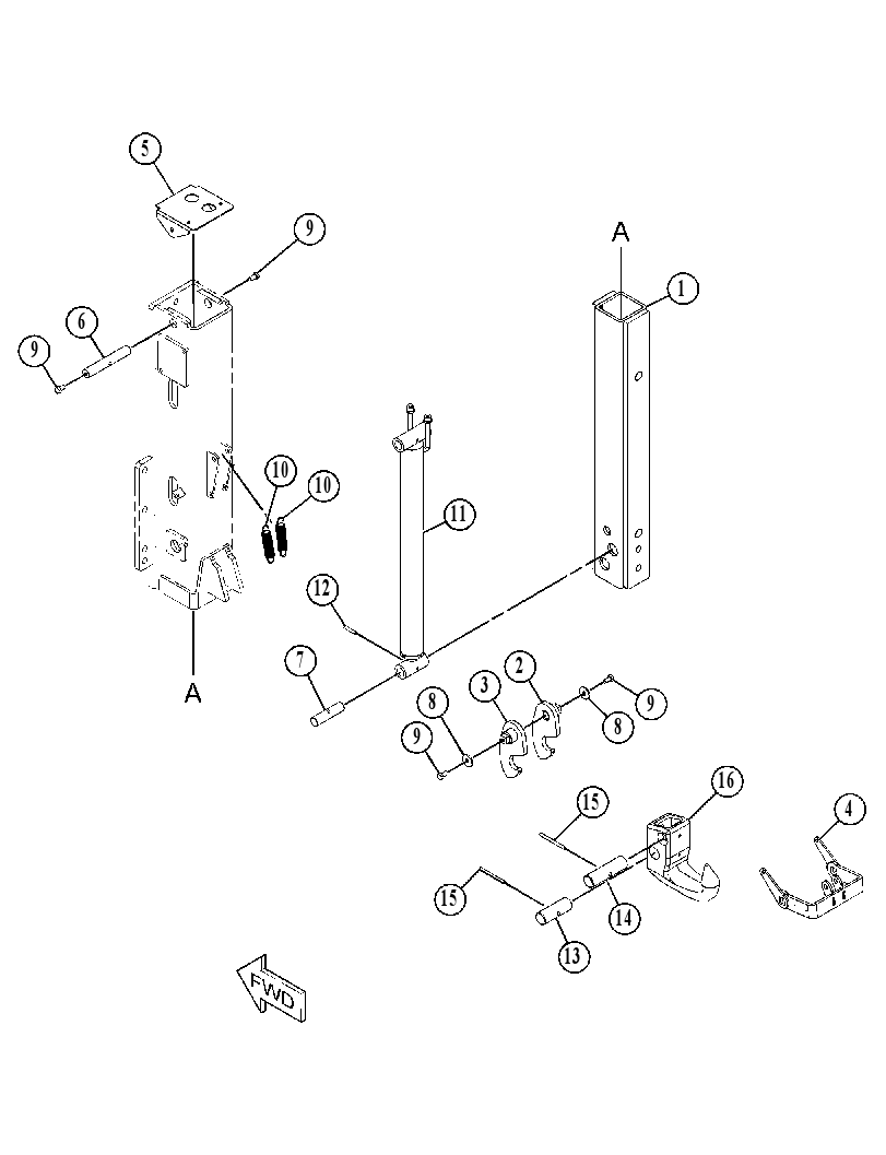 HITCH GP 5017460 CAT