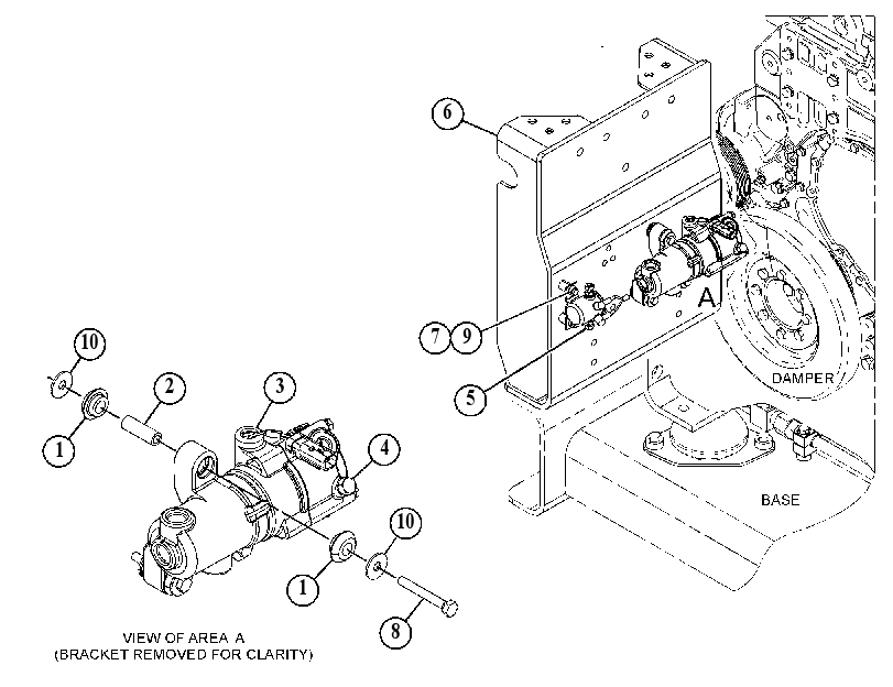 MOUNTING GP-PRIMING PUMP 4653393 CAT