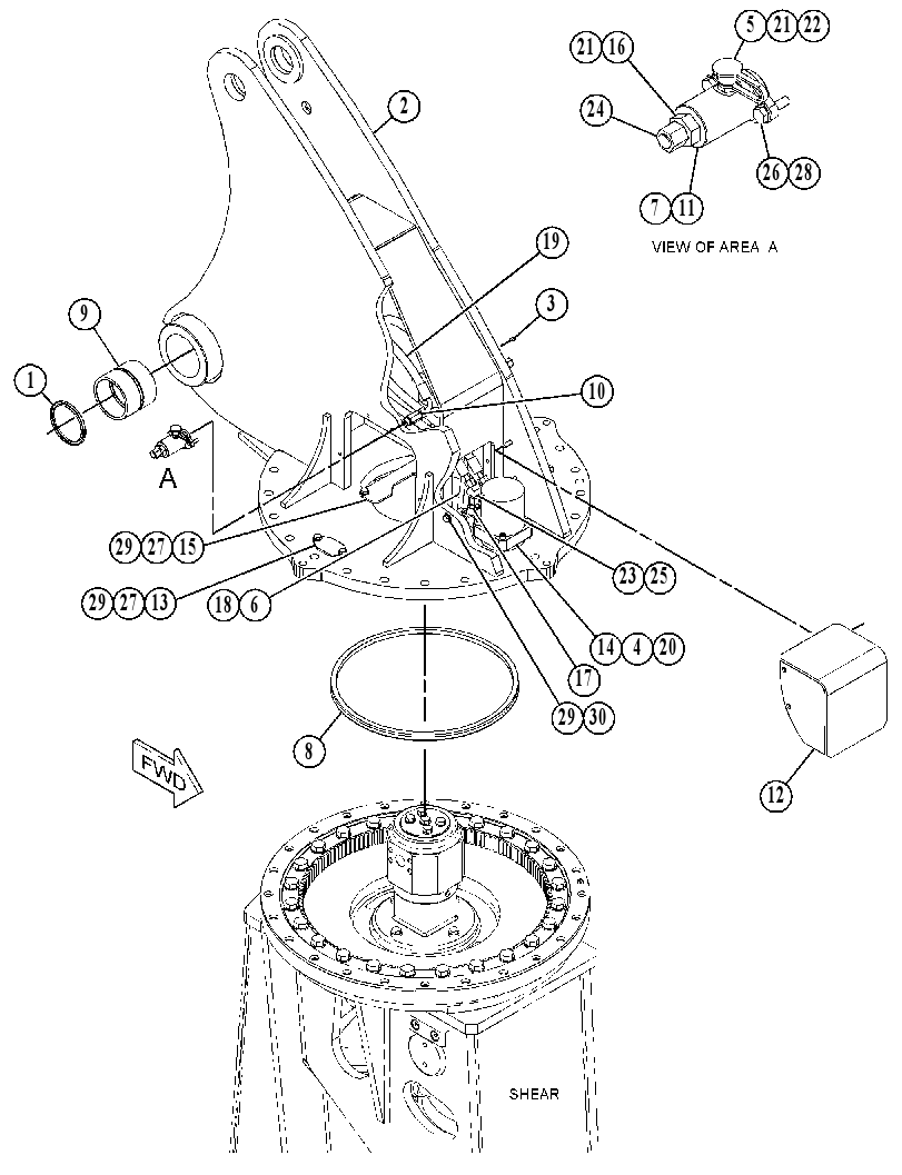 ROTATOR GP-HYDRAULIC 5138111 CAT