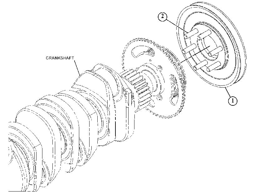 PULLEY GP-ENGINE 5167808 CAT