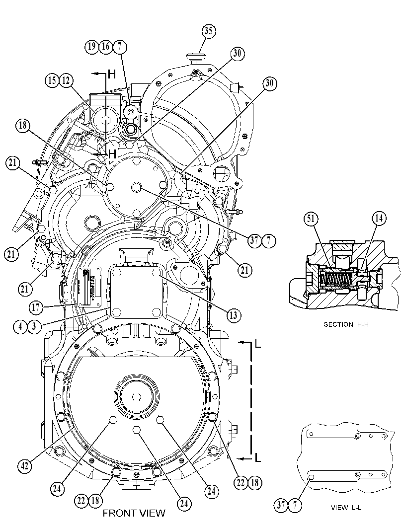 CASE & PARTS GP-TRANSMISSION 2942038 CAT