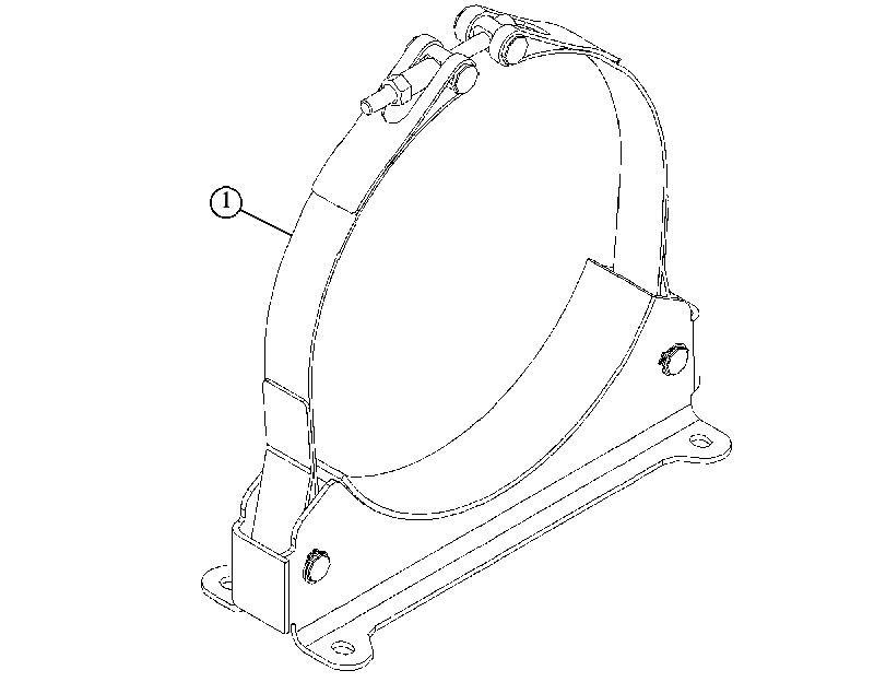 CLAMP GP-EXHAUST MOUNTING 5169458 CAT