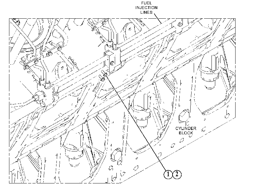 FASTENER GP-FUEL INJ LINES 5018978 CAT
