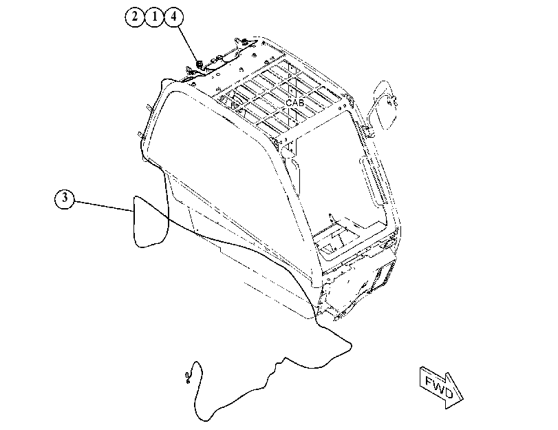 Проводка двигателя 5010358 CAT