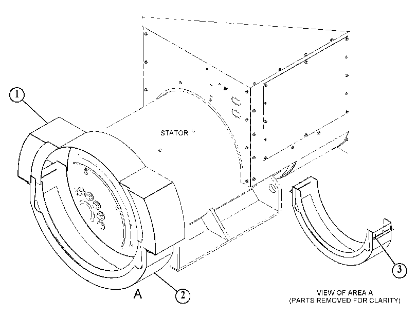 COVER AS-GENERATOR 4858407 CAT