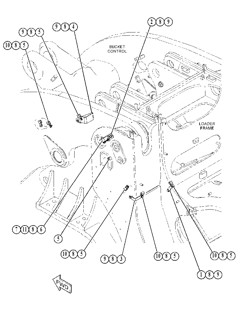 Кронштейн крепёжный 4840080 CAT