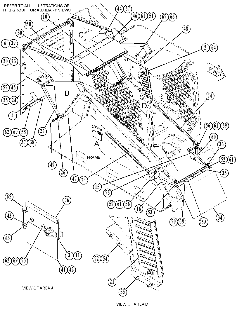 KIT-MACHINE ENCLOSURE SEAL 4724129 CAT