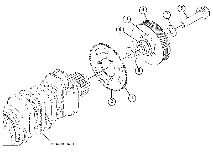 PULLEY GP-ENGINE 5167792 CAT