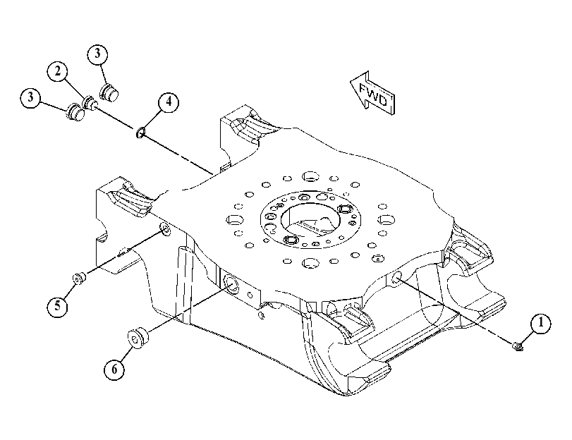 HOUSING GP-COUPLER 5113179 CAT