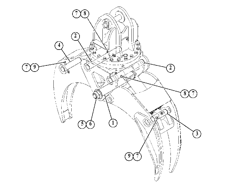 PIN GP-GRAPPLE 4188005 CAT