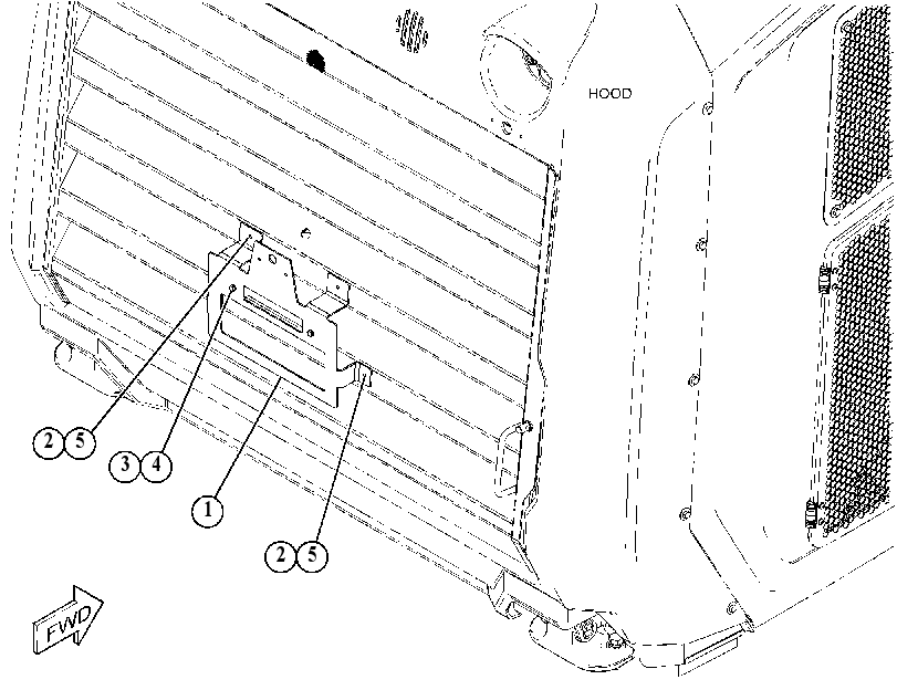 MOUNTING GP-REGISTRATION 4582291 CAT