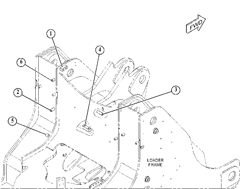 BOSS GP-LOADER FRAME 4614446 CAT