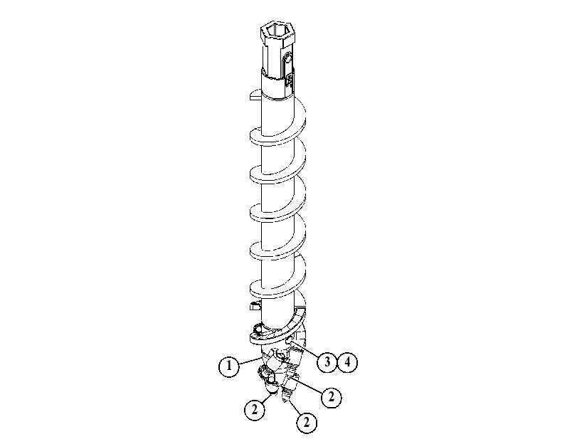 BIT GP-AUGER 3720270 CAT