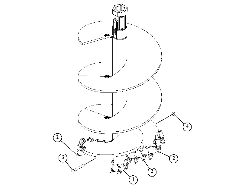 BIT GP-AUGER 3720275 CAT