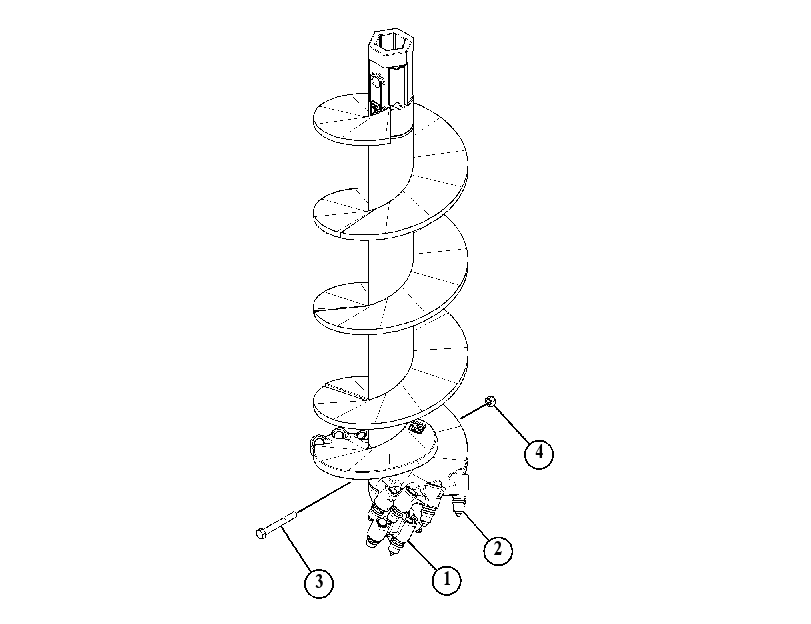 BIT GP-AUGER 3720272 CAT
