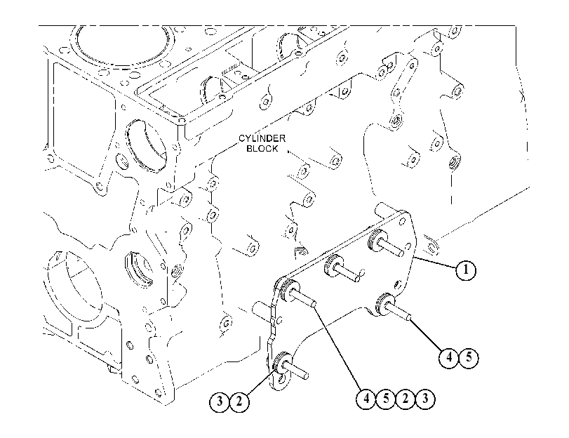 BRACKET AS 4954285 CAT
