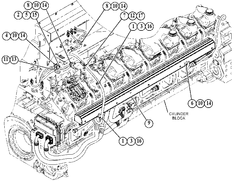 HARNESS GP-ENGINE 4558676 CAT