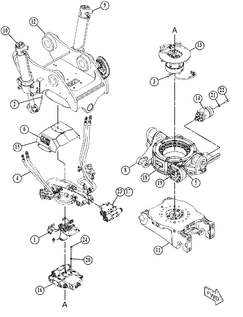 TILT GP-ROTATOR 5166766 CAT