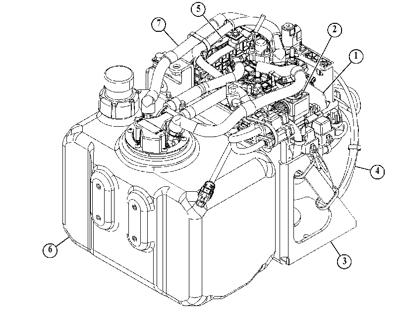 MODULE GP-DIESEL EXHAUST FLUID 5043155 CAT