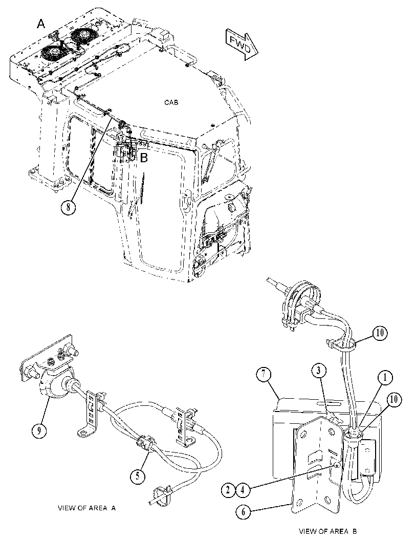 Камера (компоновка) 5097663 CAT